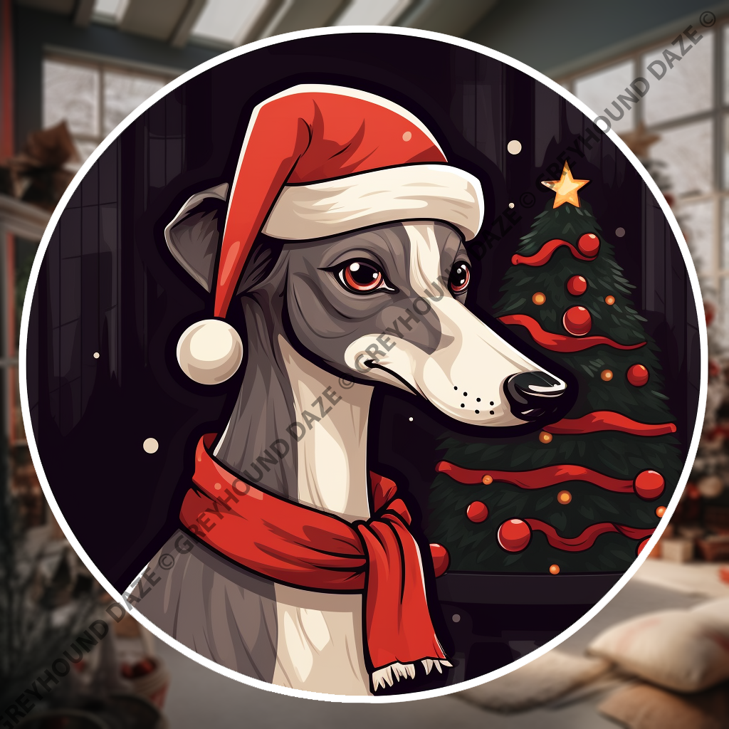Greyhound on Christmas Eve - Image 4