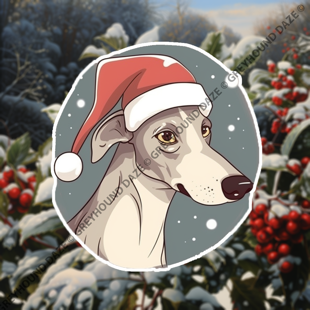 Santa Hat Greyhound - Image 3