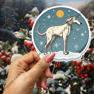 Greyhound in a Snowstorm